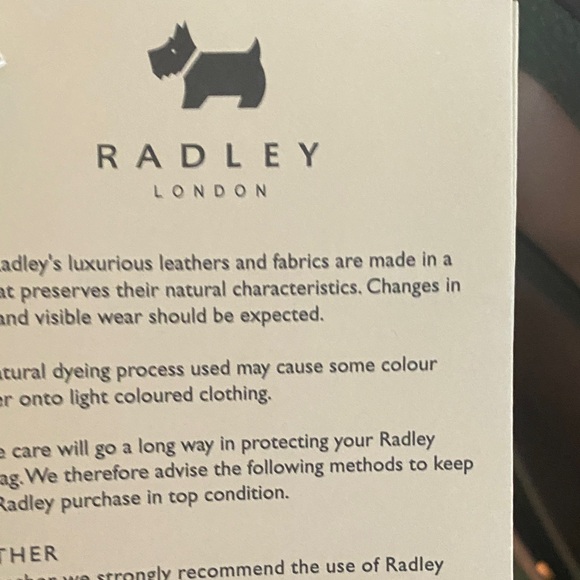 Radley London Sage Green Tote Bag New no tags - Picture 9 of 13